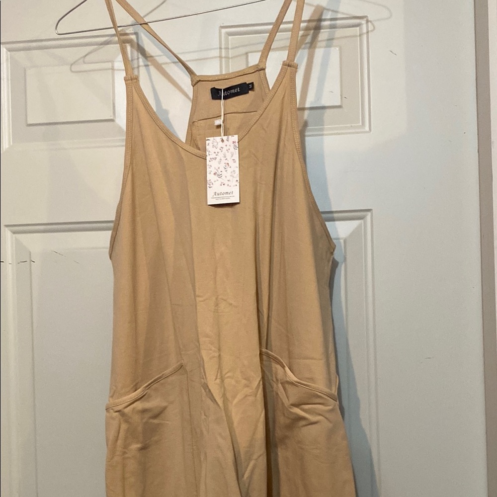 Zanzea Tan Jumpsuit
